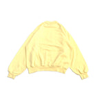 オーセンティック スウェット 二重襟 イエロー ゆるダボ メンズL