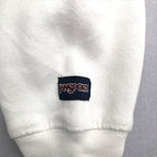 ジャンスポーツ JanSport スウェット ハーフジップ ホワイト メンズS