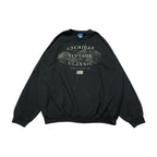 ノーブランド 古着 スウェット バイク ヴィンテージ ブラック XL