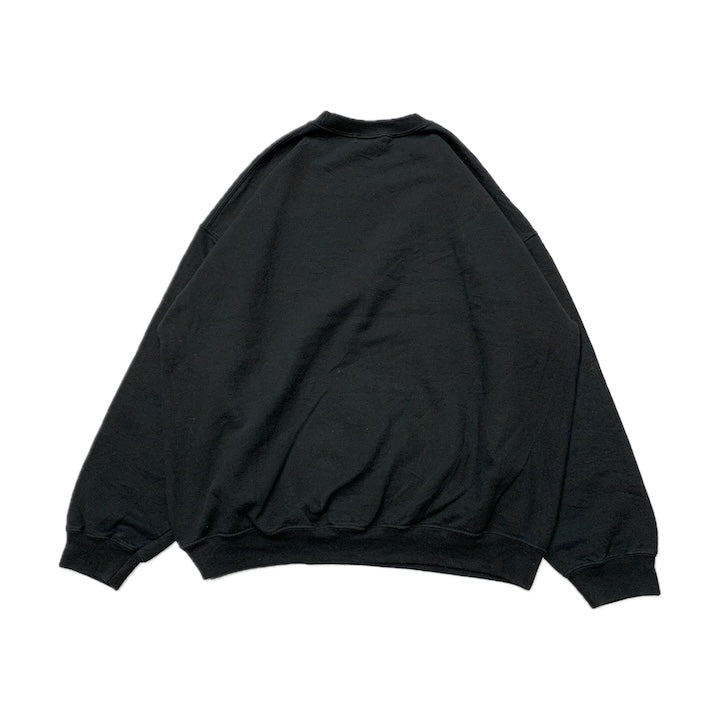 ノーブランド 古着 スウェット バイク ヴィンテージ ブラック XL