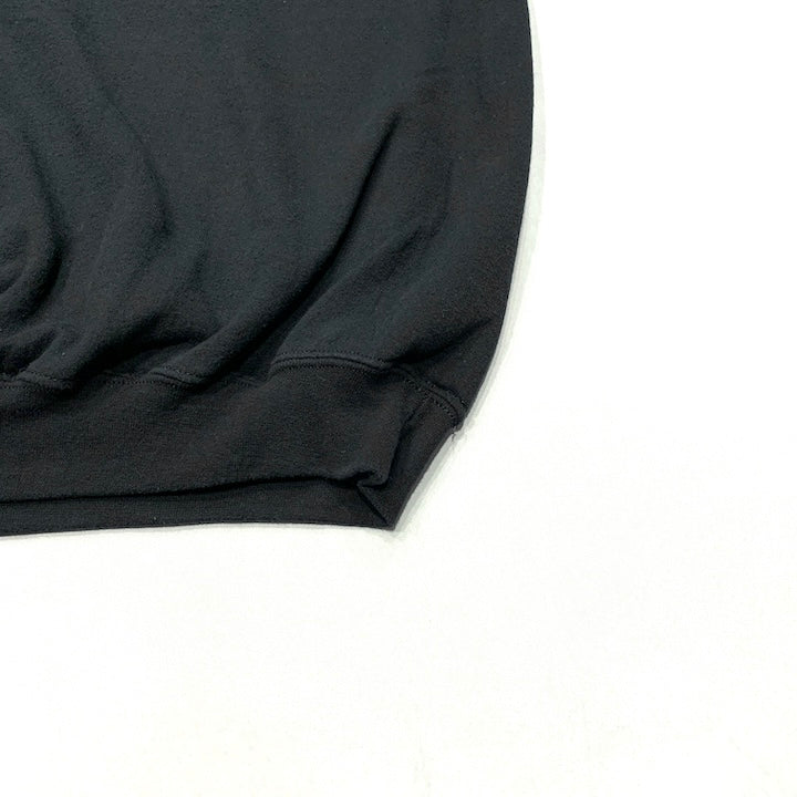 ノーブランド 古着 スウェット バイク ヴィンテージ ブラック XL