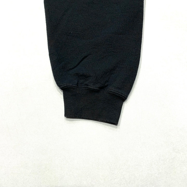 ノーブランド 古着 スウェット バイク ヴィンテージ ブラック XL