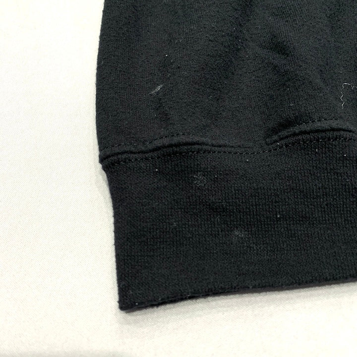 ノーブランド 古着 スウェット バイク ヴィンテージ ブラック XL