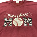 ギルダン 古着 スウェット えんじ 刺繍 ゆるダボ L