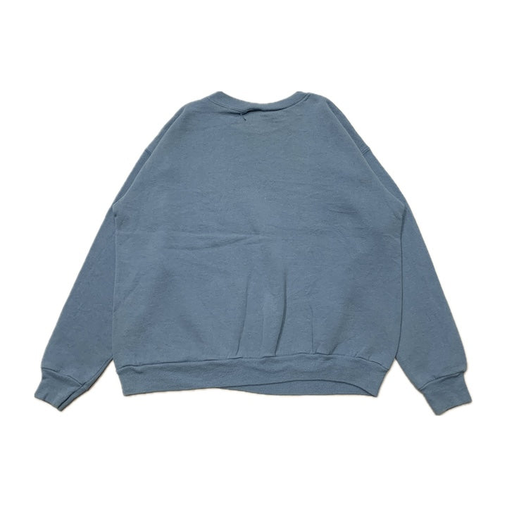 ヘインズ 古着 スウェット 刺繍 スカイブルー M