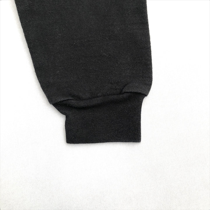 ヘインズ Hanes パーカー ブラック 刺繍 フーディー メンズS