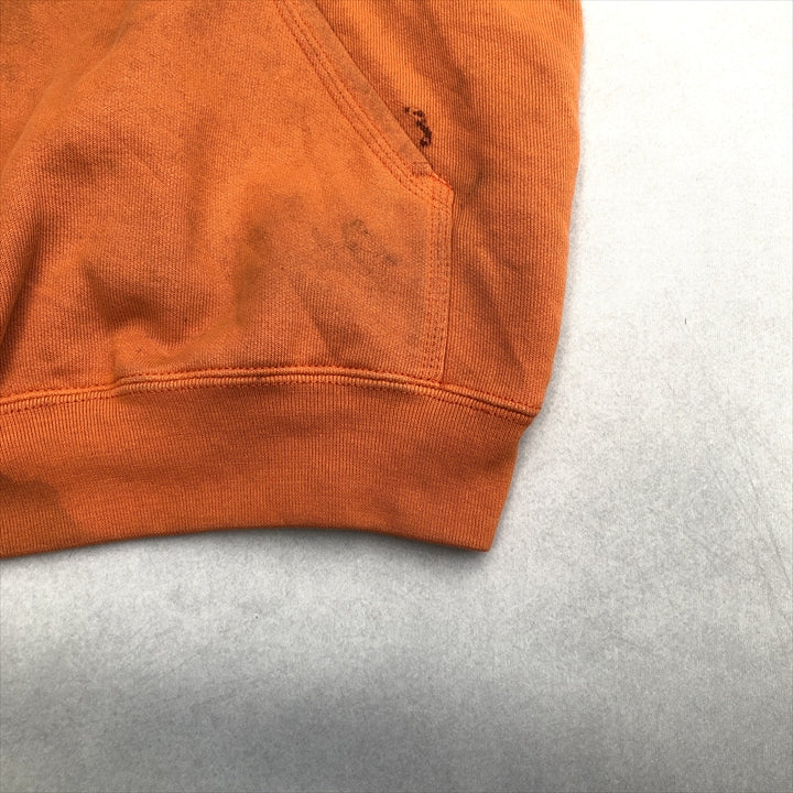 カーハート 古着 パーカー オレンジ ゆるダボ フーディー M