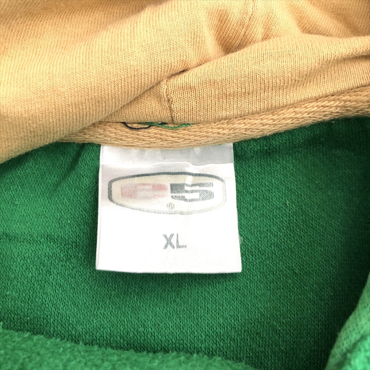 オーセンティック パーカー ノートルダム カレッジ ゆるダボ メンズXL