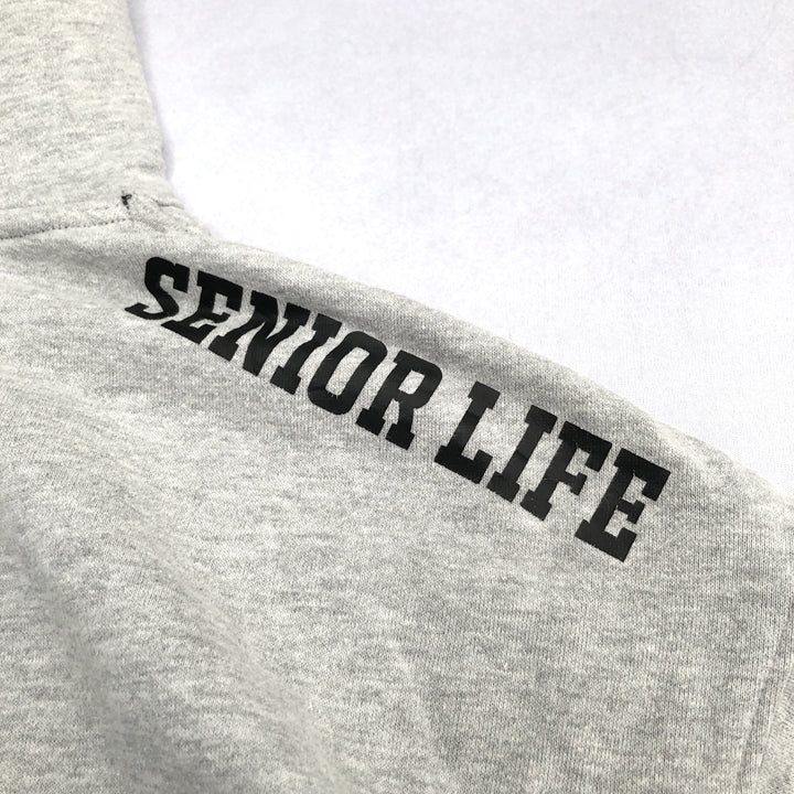 ノーブランド 古着 パーカー カレッジ系 フーディー L