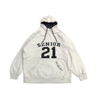 ノーブランド 古着 パーカー カレッジ系 フーディー L