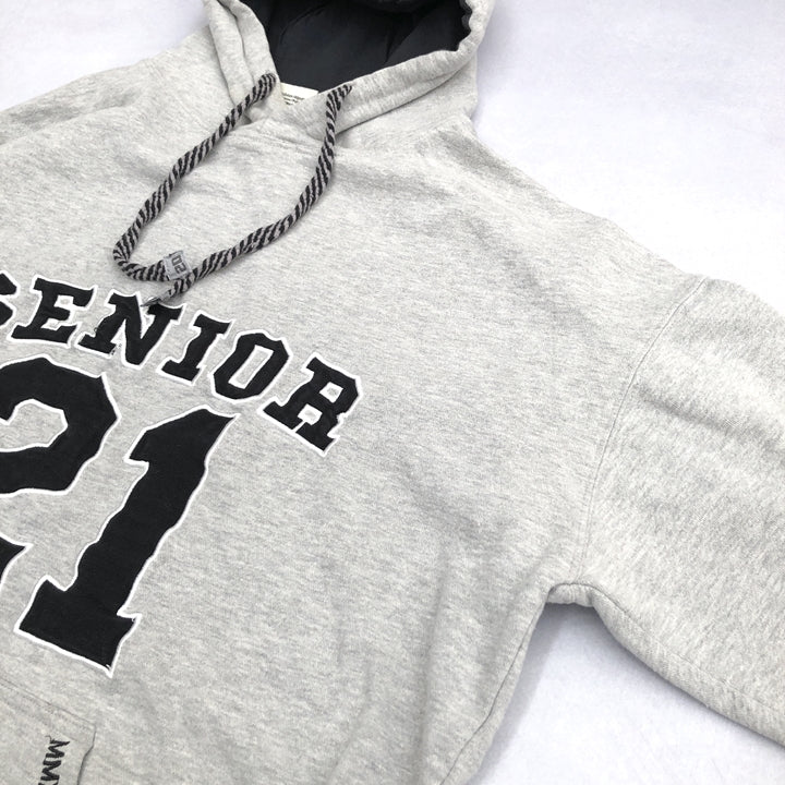 ノーブランド 古着 パーカー カレッジ系 フーディー L