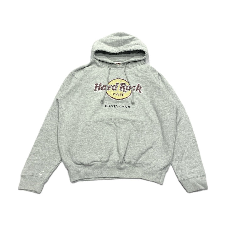 ハードロックカフェ 古着 パーカー プンタ・カナ グレー L