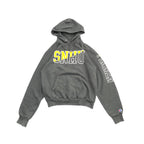 チャンピオン 古着 パーカー サッカーチーム グレー M