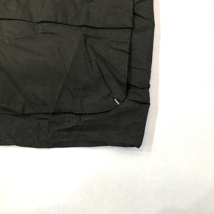 ノーブランド 古着 ナイロンベスト アウター フルジップ XL