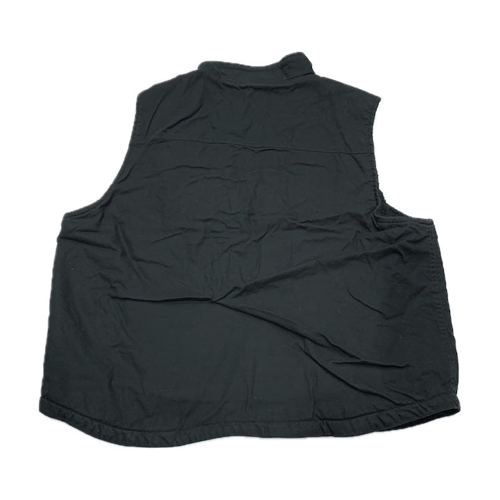 ディッキーズ 古着 ダックベスト 裏地ボア ブラック 3XL