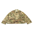 ノーブランド 古着 ミリタリージャケット 迷彩 カモフラージュ L