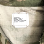 ノーブランド 古着 ミリタリージャケット 迷彩 カモフラージュ L