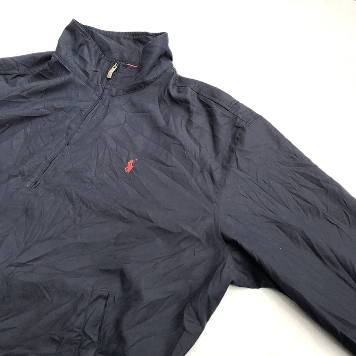 ポロラルフローレン Polo Ralph Lauren ライトアウター ハーフジップ 刺繍ロゴ メンズ2XL