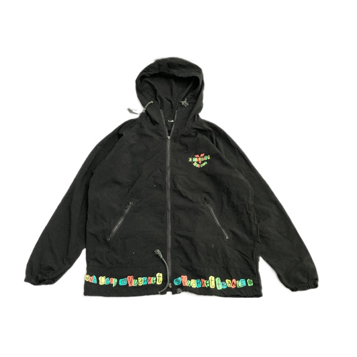 ノーブランド 古着 ジャケット ライトアウター パーカー 推定L