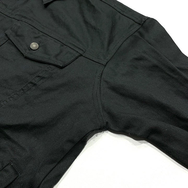 G8 デニムジャケット Gジャン ブラック ゆるダボ メンズ3XL