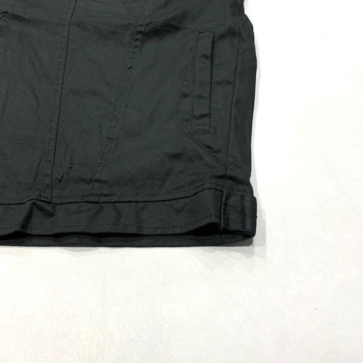 G8 デニムジャケット Gジャン ブラック ゆるダボ メンズ3XL
