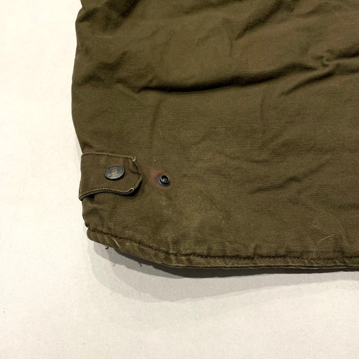 ノーブランド 古着 ダックジャケット 裏地ボア レディースM