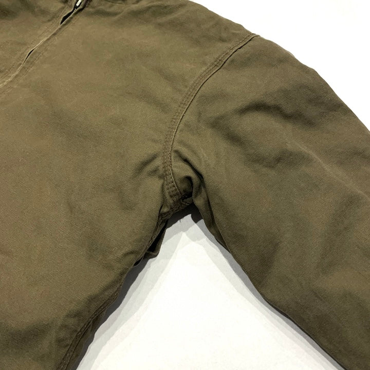 ノーブランド 古着 ダックジャケット 裏地ボア レディースM