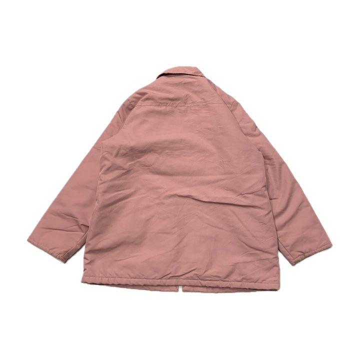 ノーブランド 古着 ジャケット コート ナイロン ピンク USA製 M