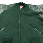 AWAROS スタジャン USA製 グリーン メンズXXL