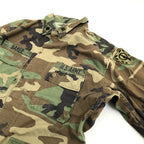ミリタリースタイル ミリタリージャケット 迷彩 U.S ARMY メンズM
