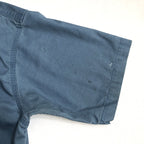 カーハート Carhartt 半袖シャツ ワークシャツ ブルー 青 無地 メンズL