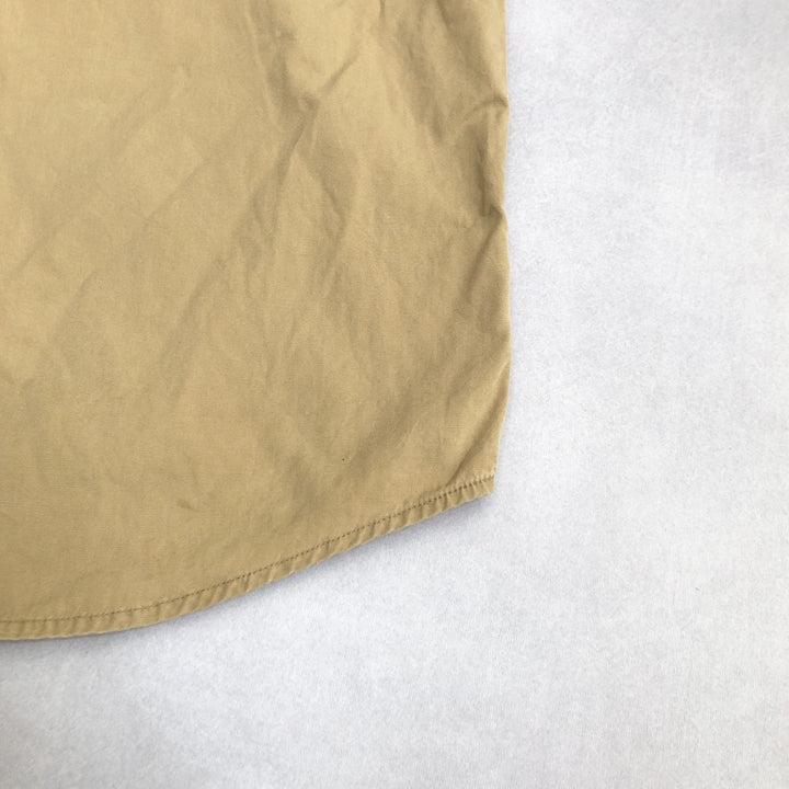 カーハート 古着 半袖シャツ ワークシャツ ベージュ 2XL