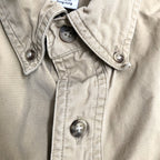 カーハート 古着 半袖シャツ ワークシャツ ベージュ 2XL