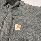 カーハート Carhartt フリース ハーフジップ オーバーサイズ メンズXL