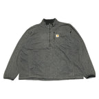 カーハート Carhartt フリース ハーフジップ オーバーサイズ メンズXL