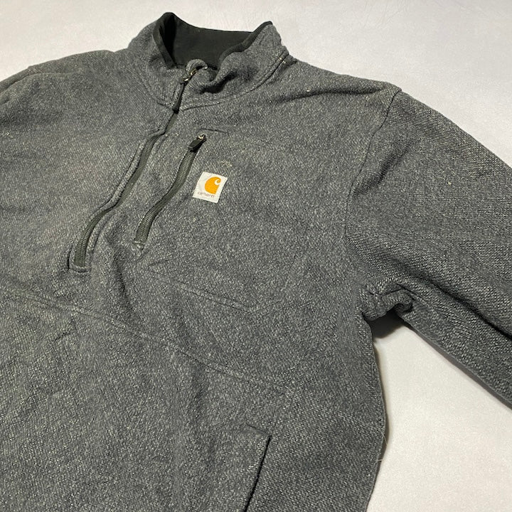 カーハート Carhartt フリース ハーフジップ オーバーサイズ メンズXL