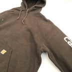 カーハート Carhartt パーカー ブラウン フーディー メンズ2XL