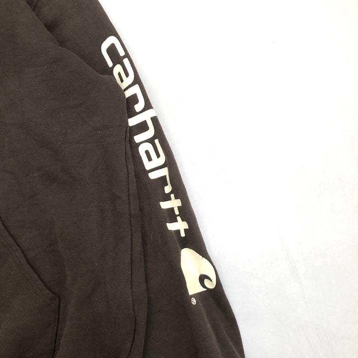 カーハート Carhartt パーカー ブラウン フーディー メンズ2XL