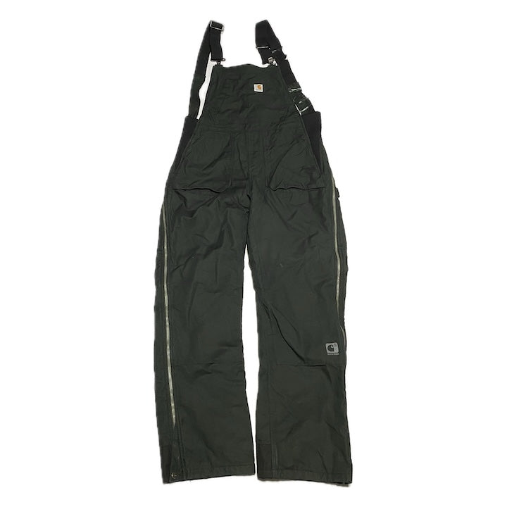 カーハート Carhartt オーバーオール クイックダック ブラック メンズS