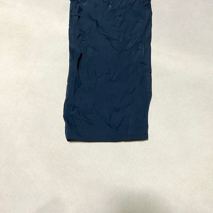 カーハート 古着 ナイロンパンツ ネイビー フォース L
