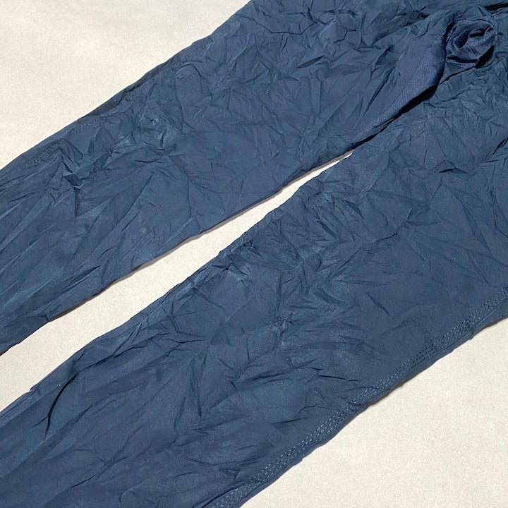 カーハート 古着 ナイロンパンツ ネイビー フォース L