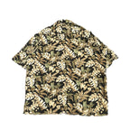 ノーブランド 古着 半袖シャツ アロハシャツ 柄 2XL