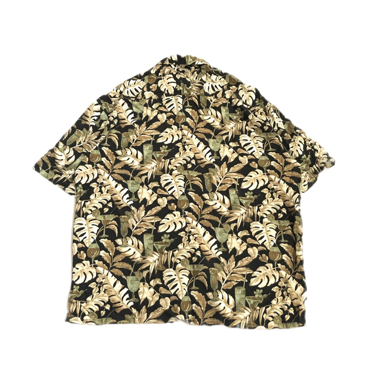 ノーブランド 古着 半袖シャツ アロハシャツ 柄 2XL