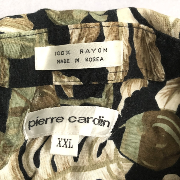 ノーブランド 古着 半袖シャツ アロハシャツ 柄 2XL