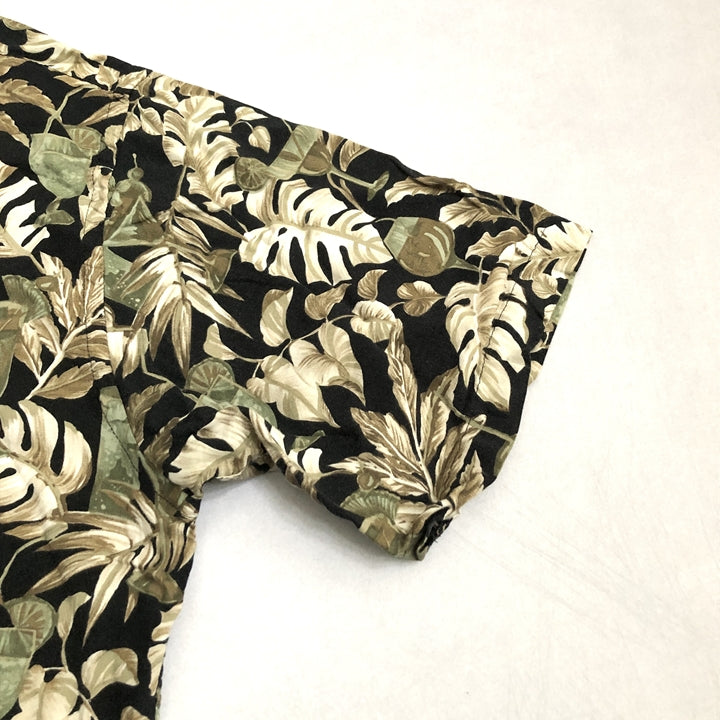 ノーブランド 古着 半袖シャツ アロハシャツ 柄 2XL