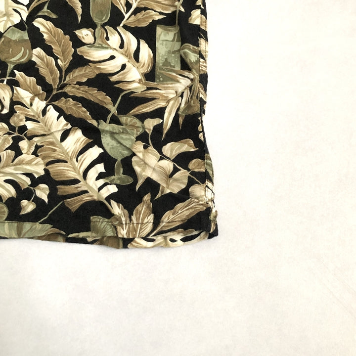 ノーブランド 古着 半袖シャツ アロハシャツ 柄 2XL