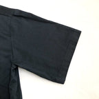 ディッキーズ Dickies 半袖シャツ ワークシャツ ネイビー 無地 メンズ2XL