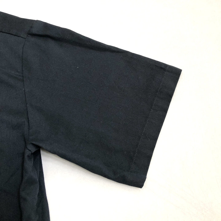 ディッキーズ Dickies 半袖シャツ ワークシャツ ネイビー 無地 メンズ2XL