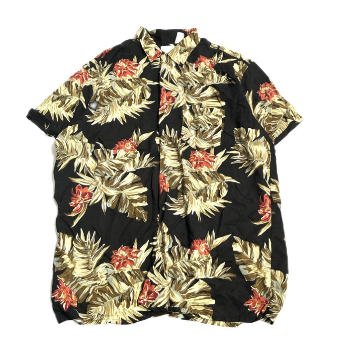 ノーブランド 古着 半袖シャツ アロハシャツ オーバーサイズ 2XL