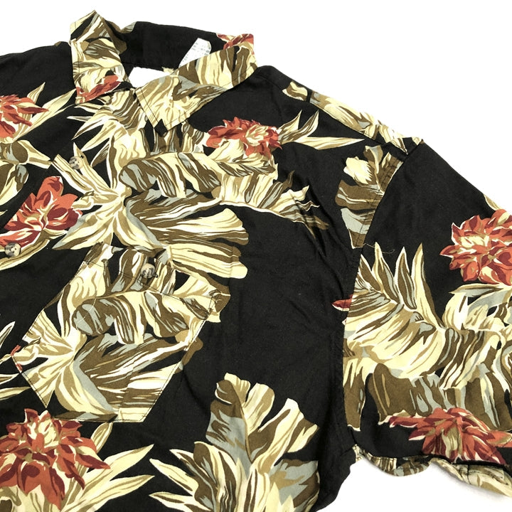ノーブランド 古着 半袖シャツ アロハシャツ オーバーサイズ 2XL